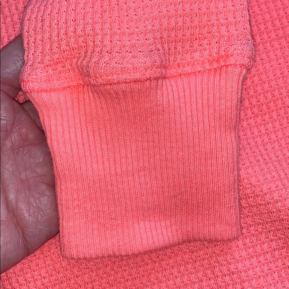 Free People Bright Orange Long Sleeve Shirt - Picture 6 of 9